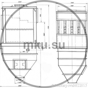 Чертеж циклона ЦБ 16