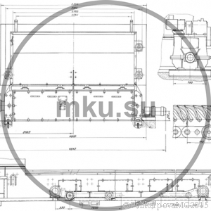 Чертеж топки ТЧЗМ 2,7/8,0. Вид 2