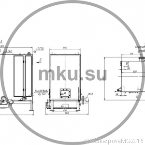 Чертеж водогрейного котла 2,5 МВт РПК