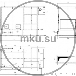Чертеж водогрейного котла 4 МВт с ТЛПХ