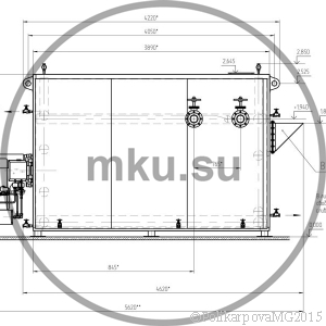 Чертеж водогрейного газового котла 2 МВт
