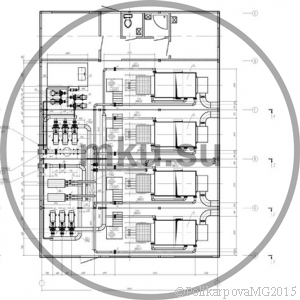 Модульная котельная 5 МВт план расположение оборудования на 0 отметке
