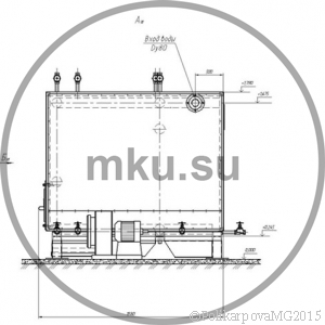 Чертеж водогрейного котла 400 кВт