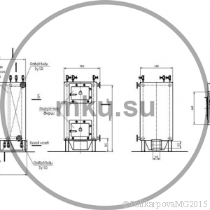 Чертеж водогрейного котла на дровах 200 кВт